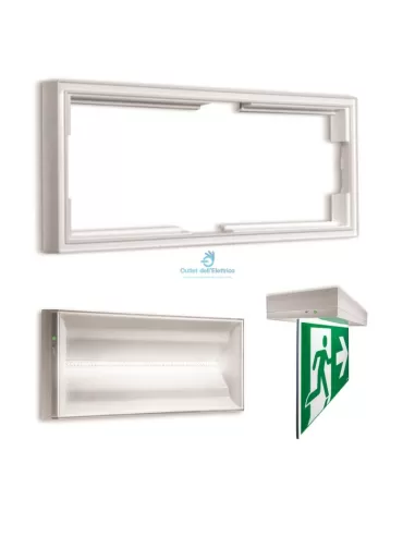 Eaton NEXI-RB Nexitech caja empotrable pared led/nexilit